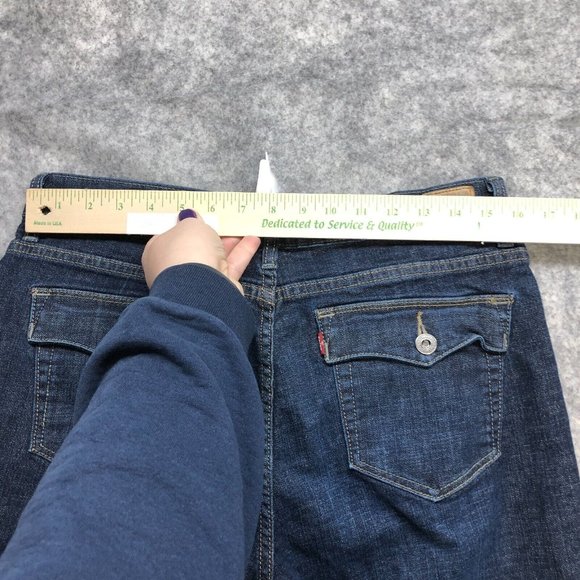 Levis Jeans Womens Size 16 Bootcut 512 Perfectly Slimming Stretch Flap Pockets - Picture 9 of 10